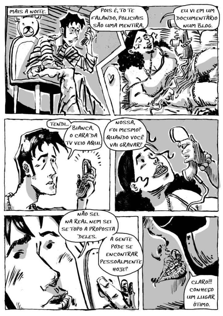 PHM lança "Igualzinho": Uma reflexão sobre identidade através dos quadrinhos 6 Página promocional da HQ "Igualzinho" de Paulo Henrique Moreira