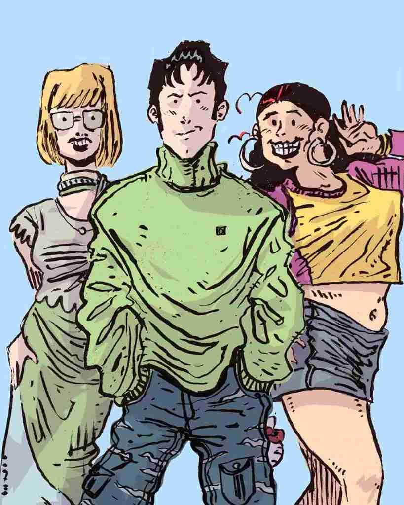 PHM lança "Igualzinho": Uma reflexão sobre identidade através dos quadrinhos 2 Personagens da HQ "Igualzinho ou memórias sobre meu rosto" de Paulo Henrique Moreira