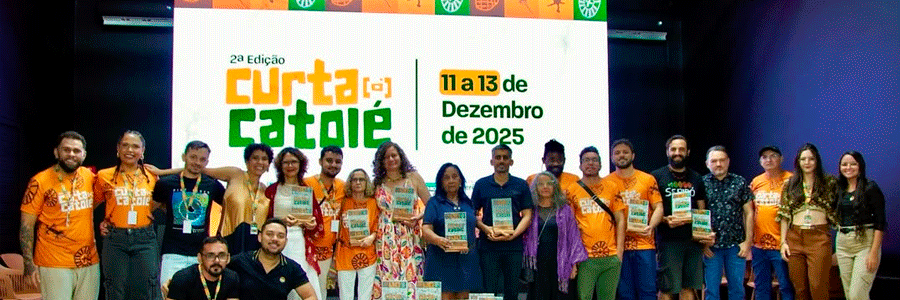 Equipe do Curta Catolé em noite de exibição